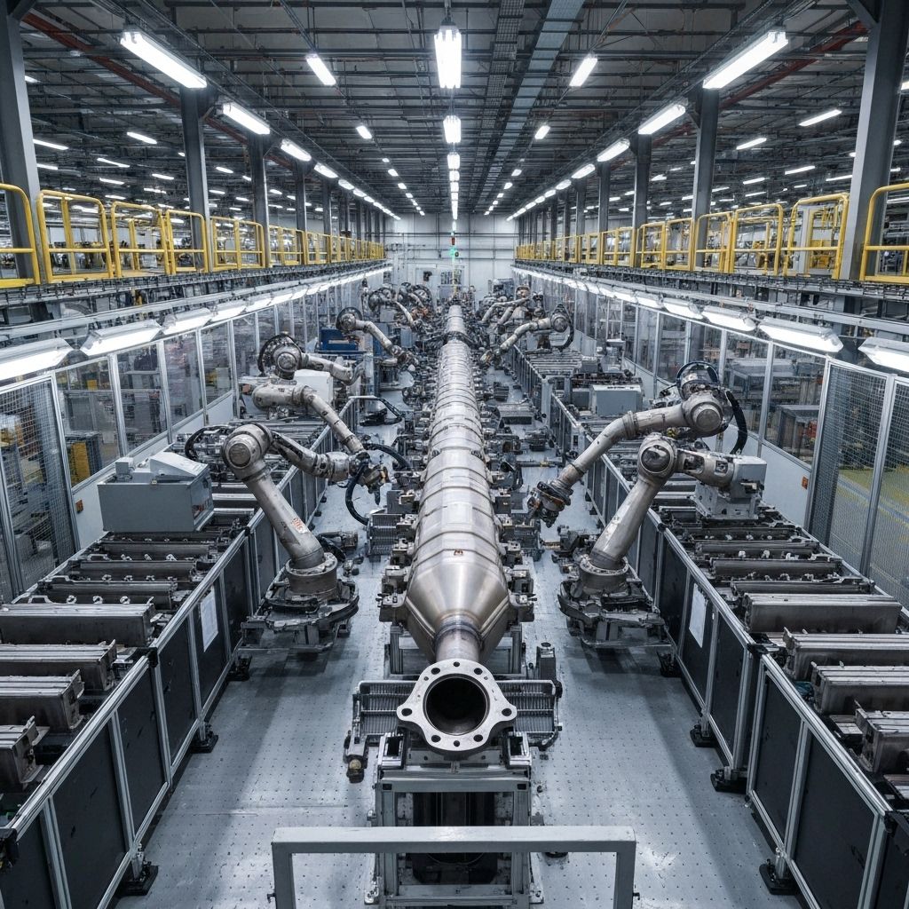 汽车尾气三元催化制造自动化控制系统