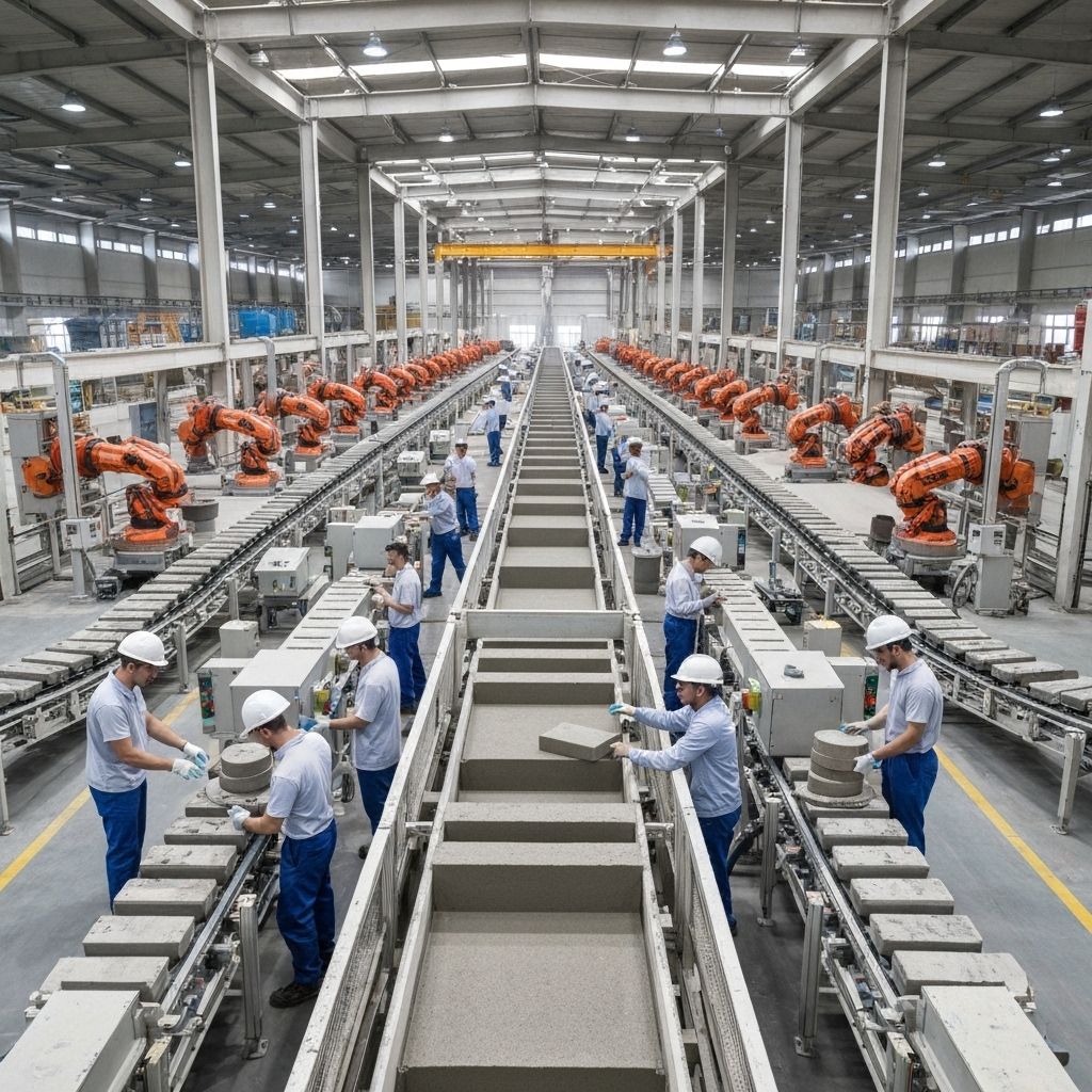 施工建筑材料生产线控制系统